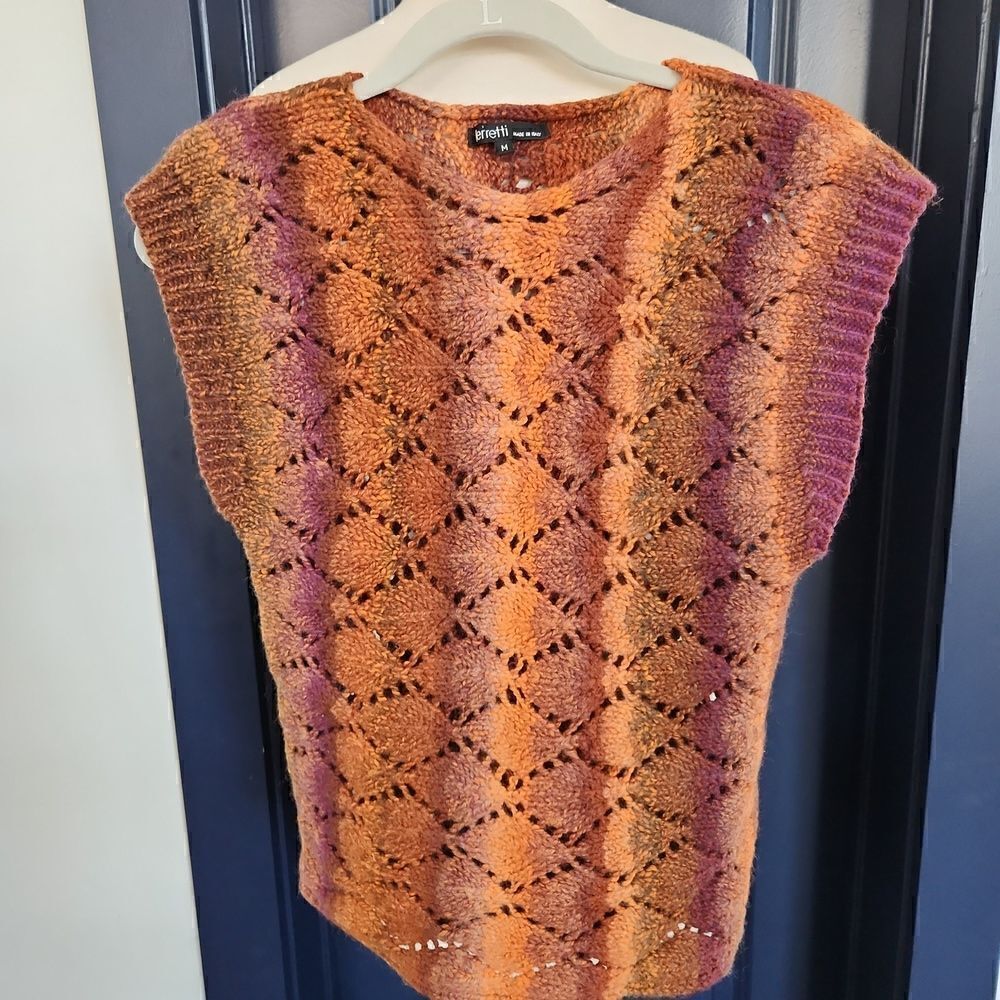Berretti Sleeveless Sweater Size M